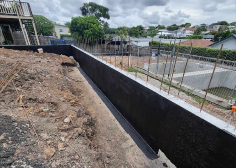 Waterproofing Project for a Residential Retaining Wall Waterproofing Project for a Residential Retaining Wall