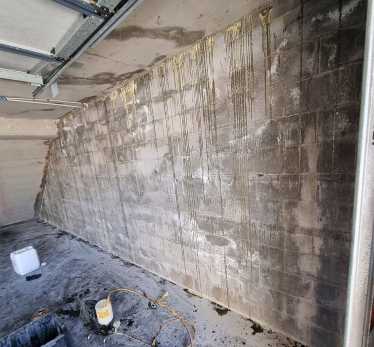 Negative side basement waterproofing Negative side basement waterproofing