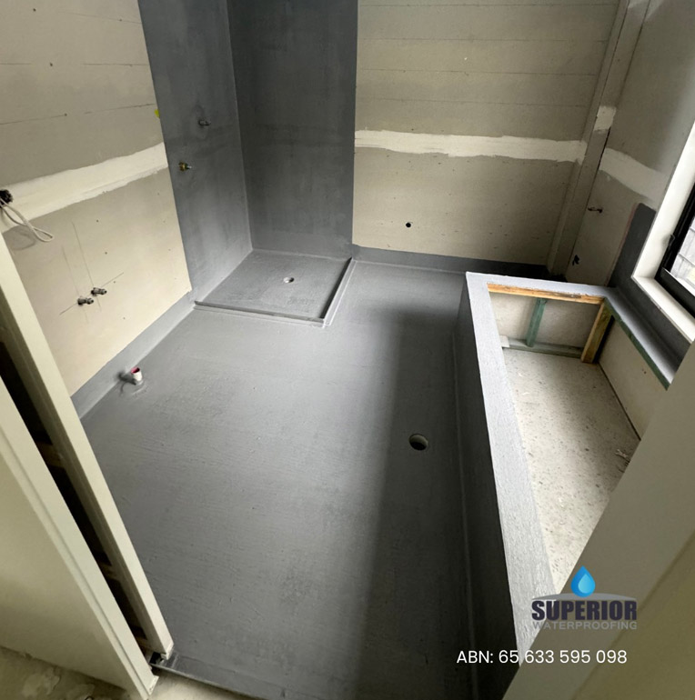 Tamborine bathroom waterproofing