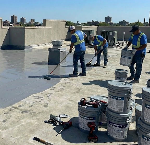 Concrete Flat Roof Slab Waterproofing