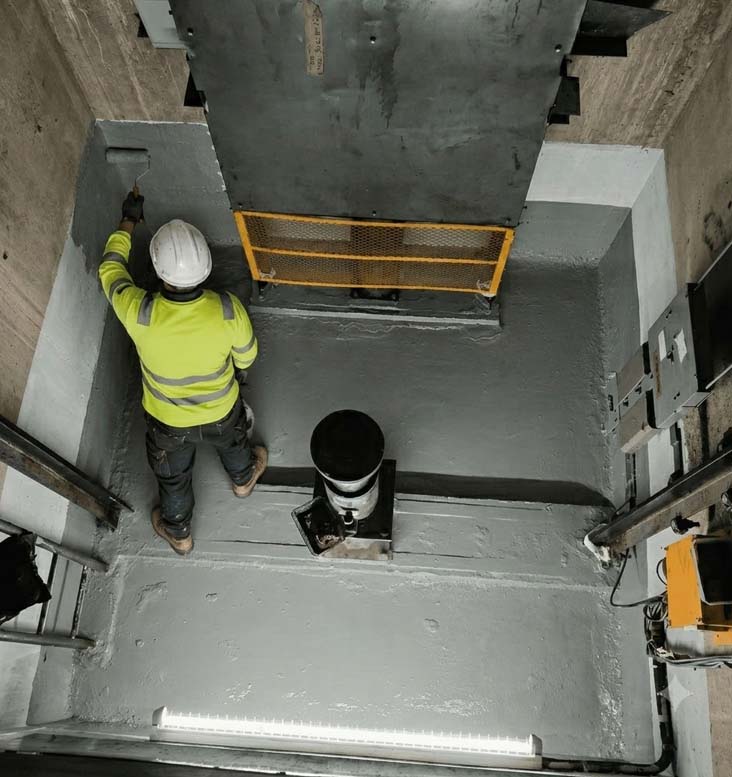 Negative side basement waterproofing
